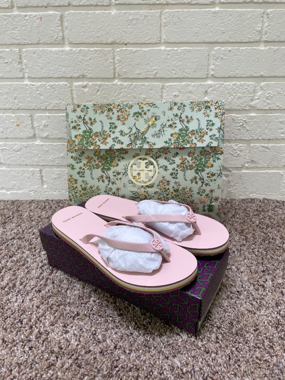 *NEW* Tory Burch Mini Minnie Flip Flops